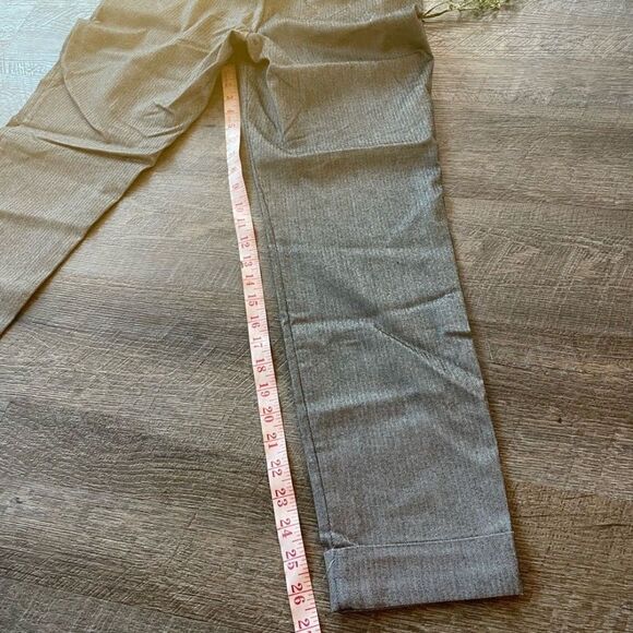 NWT! Maurices Gray Herringbone Skinny Ankle Pants - Medium - Picture 6 of 6